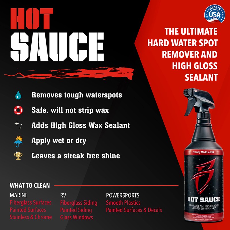 Bling Sauce Boat Cleaning & Detailing Kit for Marine and