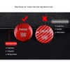 HIBEYO Car Start-Stop Button Sticker Fits Land Rover Discovery Range