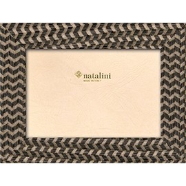 NATALINI Couture Nero 13 x 18 Table Top Frame with Support Tulipwood, Black, 13 x 18 x 1.5 cm