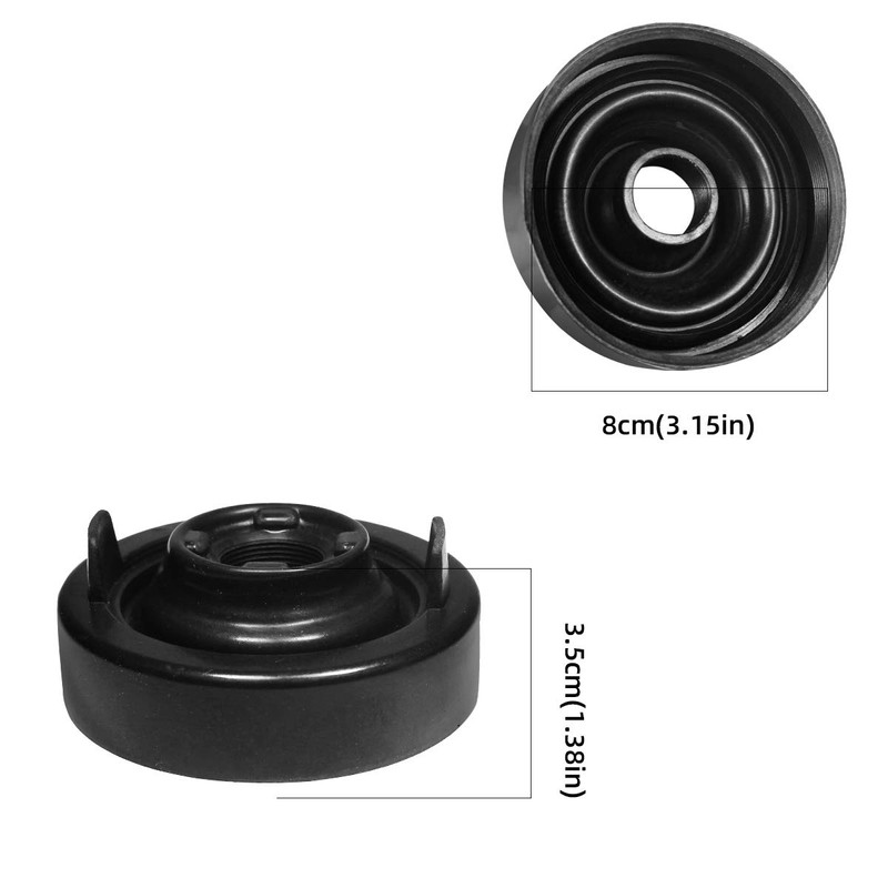 YUNPICAR Car Dustproof Cover, Inner Diameter 3.1 inches (80 mm),