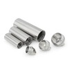 TONYFY Titanium Pill Container Keychain, Waterproof EDC Pill Holder (M)