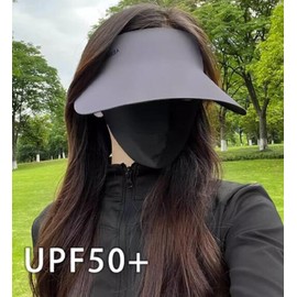 CARLIE KLOSS Women's Sun Visor, UV Protection, Sun Protection, Hat, UV Protection, Foldable, UPF50+, Lightweight, Breathable, Cool, Spring, Summer, Autumn, Unisex, Outdoor Cap, Baseball Cap, Beige +