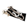 Operitacx Foldable Foot Hammock for Desk Black Foot Sling Office