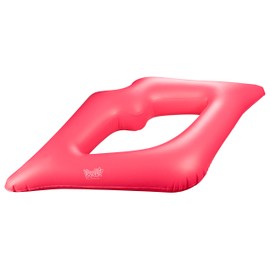 likalla Inflatable Pool Float Lips in Pink - Swimming Ring in Lip Shape for Maximum Cool Relaxation in the Pool Kiss The Water, Girl!