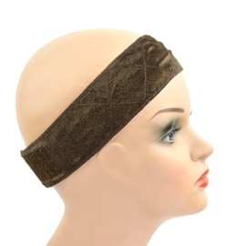 YANTAISIYU Wig Grip Headband Adjustable Wig Scarf Wig Grip Band (Black)