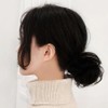 Bun-haired partial wig 8p black straight natural look (WFHFKLP) / 올림머리 부분가발 8p 블랙 똑딱이 자연스러운 (WFHFKLP)