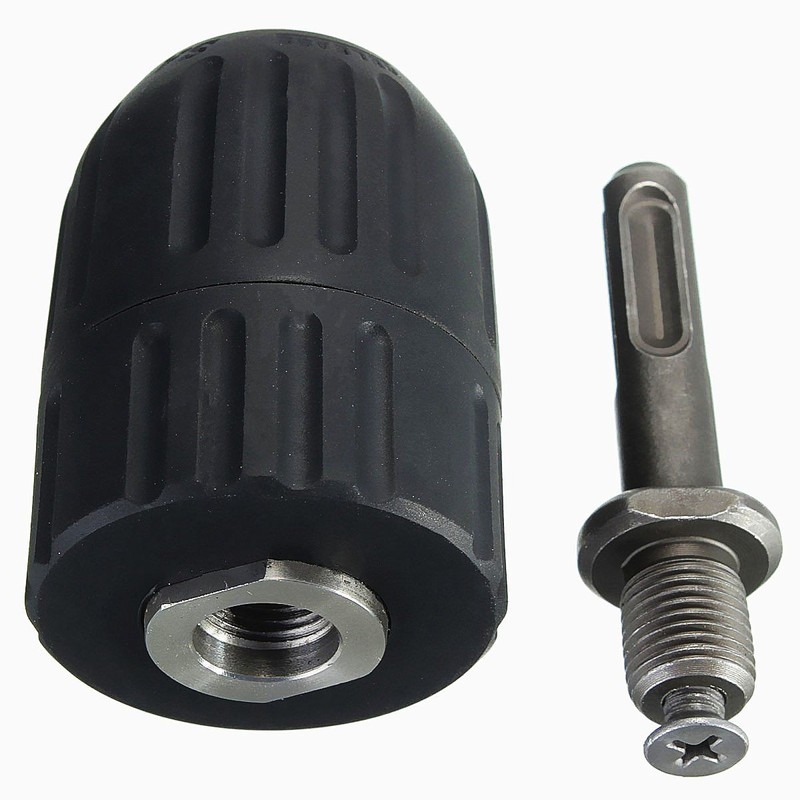 Wolfride SDS Drill Chuck, 0.5 inch (13 mm) Keyless Drill