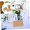 GRIRIW 100pcs Blank Table Tent Name Cards for Weddings Events