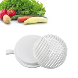 Salad Cutter Bowel Plastic Material Multi-Functional Salad Cutting Bowl for Chopping Veggies Fruits and Making Salad