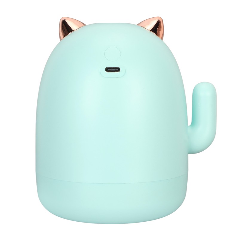 Humidifier Aroma Diffuser Cat Shape 400ml Capacity Timing Humidifier Home