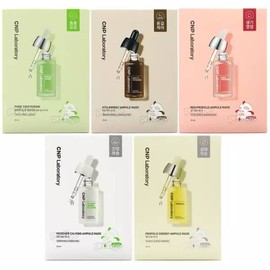 Meoncell CNP Tea & Park Ampoule Mask Pack 10 sheets - Pore Vita Red Mugener Propolis Selection Mugener Calming / 메온셀 CNP 차앤박 앰플마스크팩 10매-포어 비타 레드 뮤제너 프로폴리스선택 뮤제너카밍