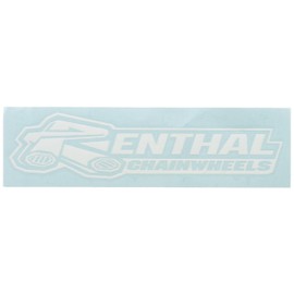 Factory Effex 12-94000 White 'Renthal' Die-Cut Dealer Sticker, (Pack of 3)