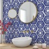 Scandinavian Geometric Pattern Wall Stencil - DIY Wallpaper Alternative -
