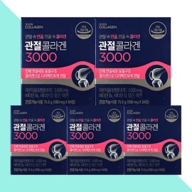 Ever Collagen Joint Collagen 3000 Low Molecule 84 Tablets / 에버콜라겐 관절 콜라겐 3000 저분자 84정X5개