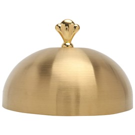 DOITOOL Cúpula de acero inoxidable para alimentos, cubierta de cúpula de fusión de queso, cubierta de cúpula de carne, cubierta de postre, cubierta de vapor, cubierta de placa de microondas, cubierta de pantalla de alimentos para interiores y exteriores