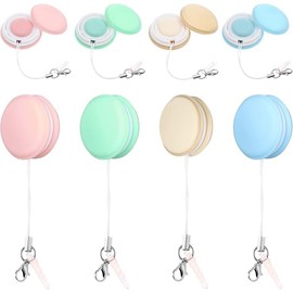 8 Piezas Limpiador de Pantalla para Teléfono Móvil y Gafas, Diseño Macaron, Incluye Esponja de Limpieza y Colgante de Herramienta, Portátil para Móvil, Laptop, Cámara, Gafas de Sol