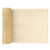 AIEX 14inch Width Cane Webbing, Natural Square Rattan Webbing Roll