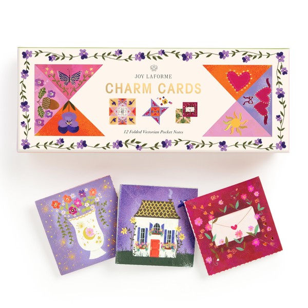 Galison Charm Cards – Joy Laforme Charm Card Set Including