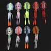 9Pcs Simulation Fishing Lures PVC Luminous Soft Fishing Baits for