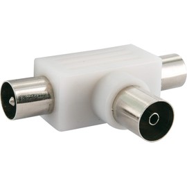 Schwaiger ASV25532 2x Plug-In Connector Splitter White