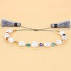 KELITCH Women Friendship Bracelets Miyuki Beads Bracelets Boho Shell Pearl