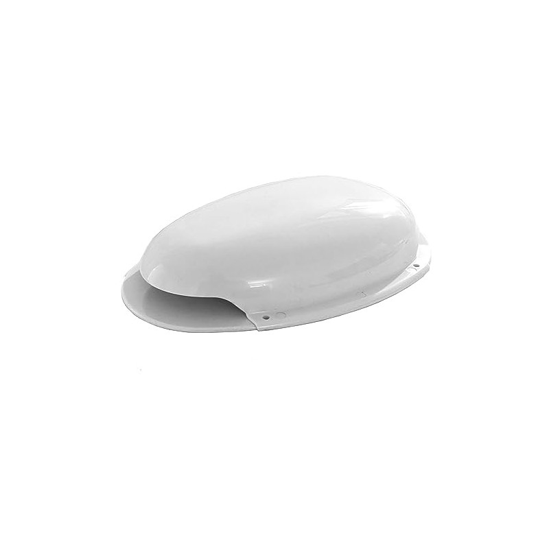 LOW PROFILE WHITE ROOF AIR DUCT VENT VENTILATOR HORSEBOX CARAVAN