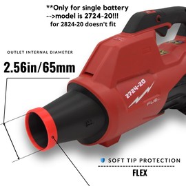 Short Nozzle – Compatible with Milwaukee 2724-20-20 M18 Blower – PETG-CF Compact Airflow Booster for Car Drying & Snow – by MMD Studio