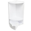 TGN Wall Corner Shower Shelf with Drawer 600 White