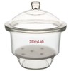 stonylab Glass Desiccator, Lab Desiccator with Knob Cover and Porcelain