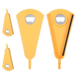 Yuanchu All-in-One Jar Opener Bottle Opener Ring Pull Can Opener, 2 Pcs Easy Jar Opener Multi Function Bottle Openers for Arthritic Hands Non-Slip Jar Openers for Arthritis Hands Weak Hands Elderly