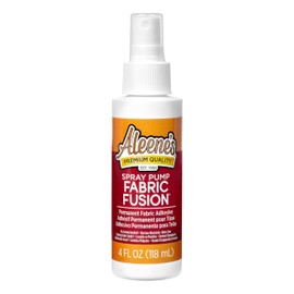 Aleene's Fabric Fusion Spray Pump, Fast Drying Adheive, Permanent Fabric Glue, 8 fl oz