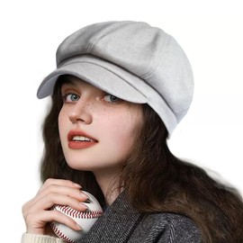 Juiterchy Women's Newsboy Hats Fashion Vintage 8 Panels Visor Beret Cabbie Cap Ladies Paperboy Cap