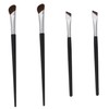 PACKOVE 4Pcs Eye Makeup Brushes Angled Eyeliner Nose Contour Brush
