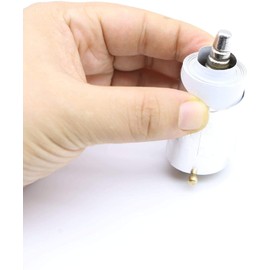 Magic Goods 4.7 inches (120 mm) Magic Appearing Cane, Metal Stick, Magic Trick Stick, Expandable Stick (White)