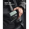 VULKIT Monedero con Cordón Ajustable y Protección RFID, Verde