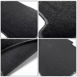 Unbranded 4 Piece OE Fitment Black Front &Rear Carpets Floor Mat Fit 07-16 Compass/Patrio