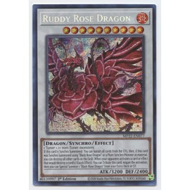 YU-GI-OH! Ruddy Rose Dragon - MP22-EN077 - Prismatic Secret Rare - 1st Edition