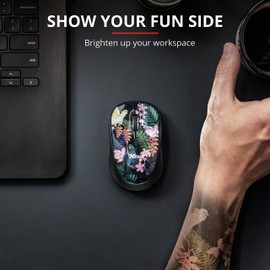 Trust YVI Wireless USB Compact Mouse for Computer and Laptop, 800-1600 DPI, Parrot