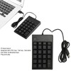 Wired Number Pad 23 Keys 5.9ft Cable USB Plug and