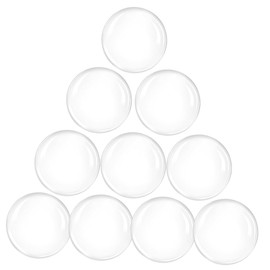 LALAFINA 10Pcs Round Door Handle Bumpers Wall Protectors Collision Door Knob Guards Durable Noise Reduction Door Stoppers for Wall Protection Random Styles