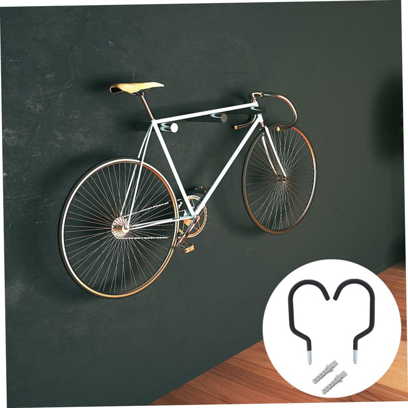 BUGUUYO Bicycle Hangers Wall Mounted Bicycle Hook Garage Hooks for