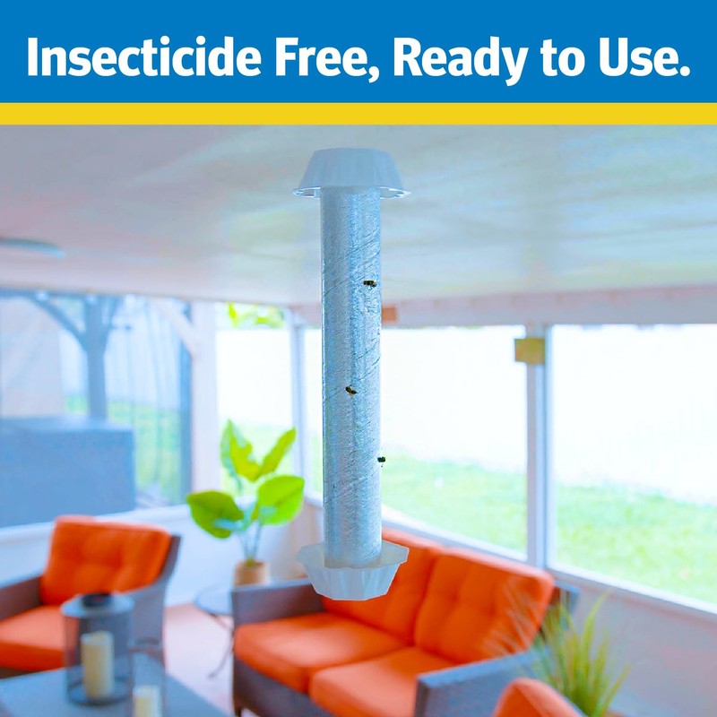 Raid Jumbo Fly Sticks with Metallic Lure (2 Pack)