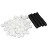 100 Set Hydroponic Grow Baskets Sponges Circular Planting Baskets Plant
