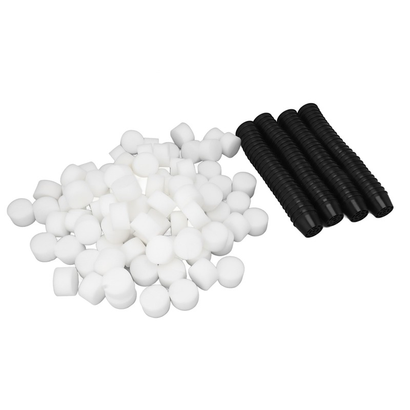 100 Set Hydroponic Grow Baskets Sponges Circular Planting Baskets Plant