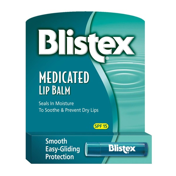 Blistex Medicated Lip Balm SPF 15 0.15 oz (Pack of 11)