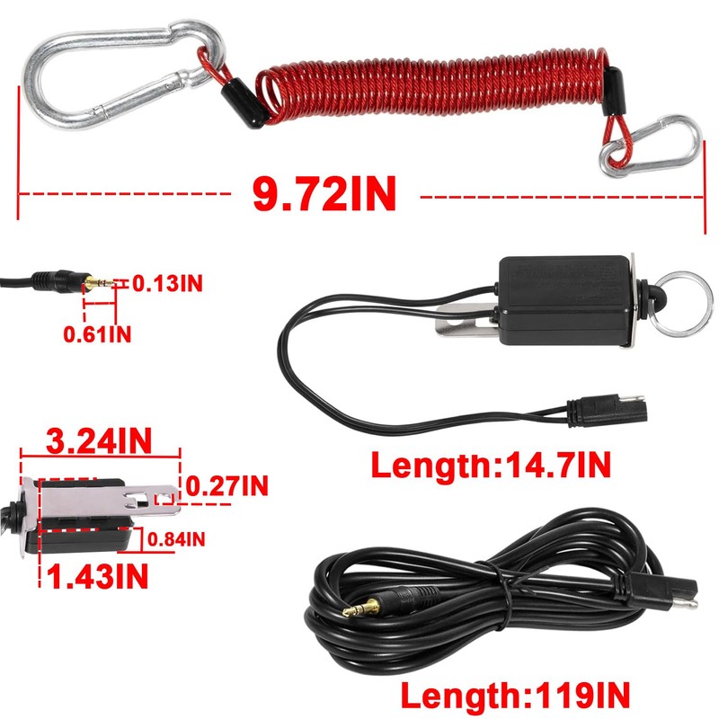 BRK2505 Breakaway Switch Kit suitable for Blue Ox Patriot Tow