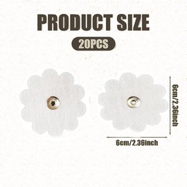 Flower Shaped Duvet Snaps - 20 Pcs (10 Pairs) Comforter Fasteners, Prevents Shifting Inside Quilt Cover, Fits All Thickness Bedding, Durable & Easy to Install Duvet Cover Fasteners