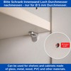 Shelf Brackets, Pack of 48, Angle Shelf Support with Pins
