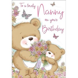 Regal Publishing Birthday Card Nanny - 9 x 6 inches, white