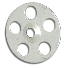 Metal Washers Insulation Fixings Discs Washer 100 Pieces - Tool Bag - Plasterboard Fixings for Tile Backer Boards and XPS Foam Insulation Boards Wall Floor Ceiling Blocks Rolls loft Insulation